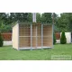 [BONITA_B320-o_divided] Țarc pentru câine BONITA 3x2 m împărțit în două