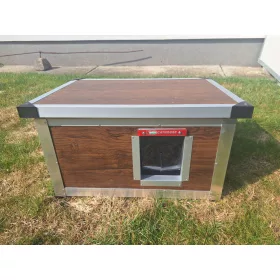   [IF-W-HC1] Cușcă cu încălzire infraroșu pentru pisici Thermo WOODY CAT (54x38x28cm)
