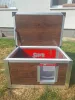 [IF-W-HC1] Cușcă cu încălzire infraroșu pentru pisici Thermo WOODY CAT (54x38x28cm)