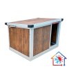 INFRA HEATED Thermo - WOODY dog house "S"