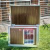 INFRA HEATED Thermo-WOODY dog house