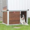 INFRA HEATED Thermo-WOODY dog house