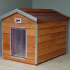 [M-HM-ST] Cușcă izolată pentru câini Thermo Madera cu mansardă "M" (74x50x44cm)