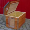 [M-HM-ST] Cușcă izolată pentru câini Thermo Madera cu mansardă "M" (74x50x44cm)