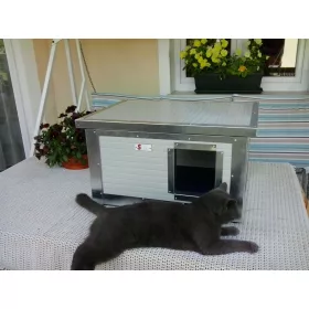 [RH_C1] Cușcă pentru pisici Thermo WOODY CAT (54x38x28cm)