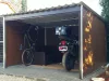Magazie de grădină Woody 3x3m, deschis în față